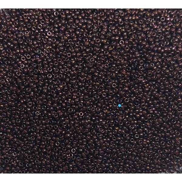 No: 25 Metalik Acı Kahve Miyuki Yuvarlak (Round) 15/00 RG 1054 | 3 gram