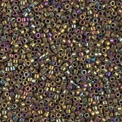 No: 32 Miyuki Delica 11/00 DB0029 | Metalik Bronz , Mor Janjanlı 3 gram