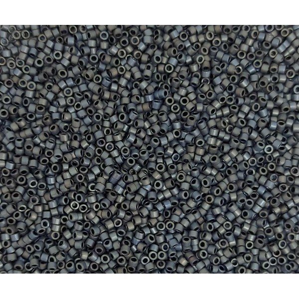 No: 140 Miyuki Delica 11/00 DB0307 | Mat Gri Sarı Janjanlı 3 gram
