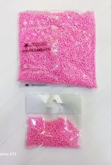 8 mm Dökme Kum Boncuklar, Pembe, 25 Gram