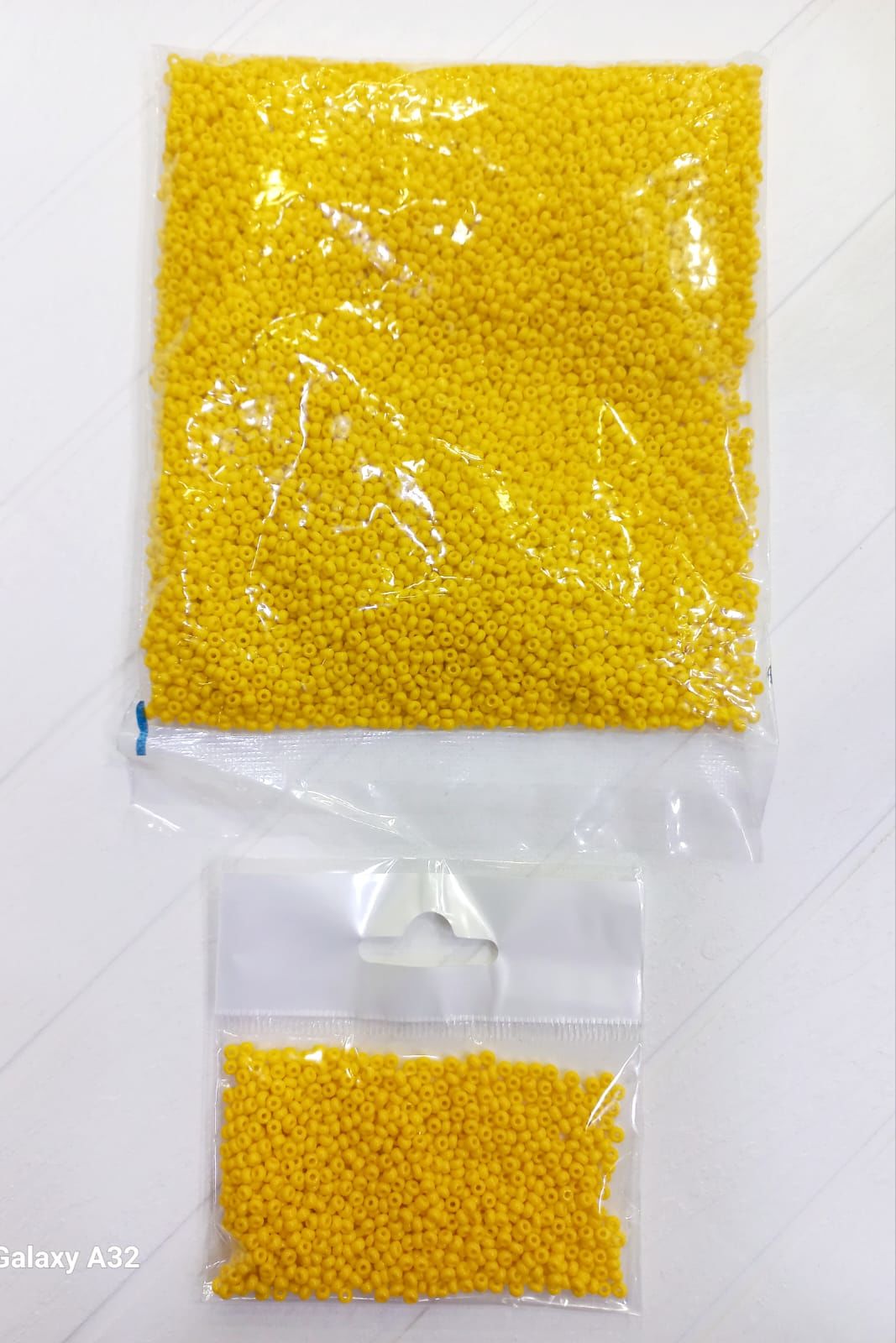8 mm Dökme Kum Boncuklar, Preciosa, Sarı, 25 Gram