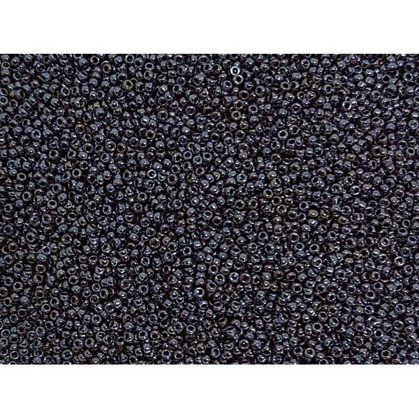 No: 39 Metalik Antrasit Miyuki Yuvarlak (Round) 15/00 RG 436M | 3 gram