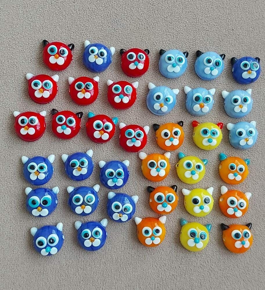 Murano Camdan El Yapımı Kediler