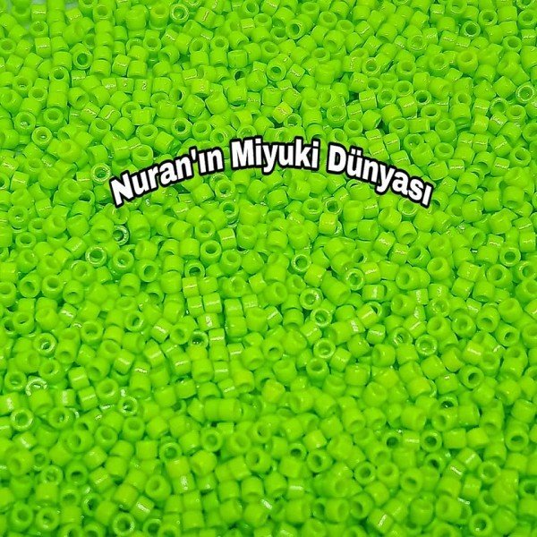 No: 96 Miyuki Delica 11/00 DB2121 | Fıstık Yeşili 3 Gram