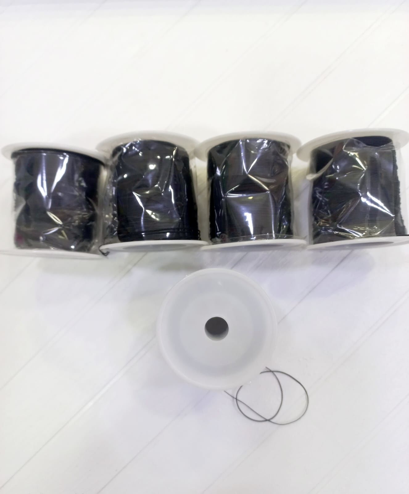 Siyah Paraşüt İpleri, 0.5 mm , 100 metre