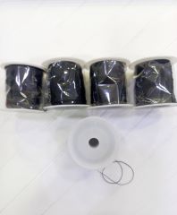 Siyah Paraşüt İpleri, 0.5 mm , 100 metre