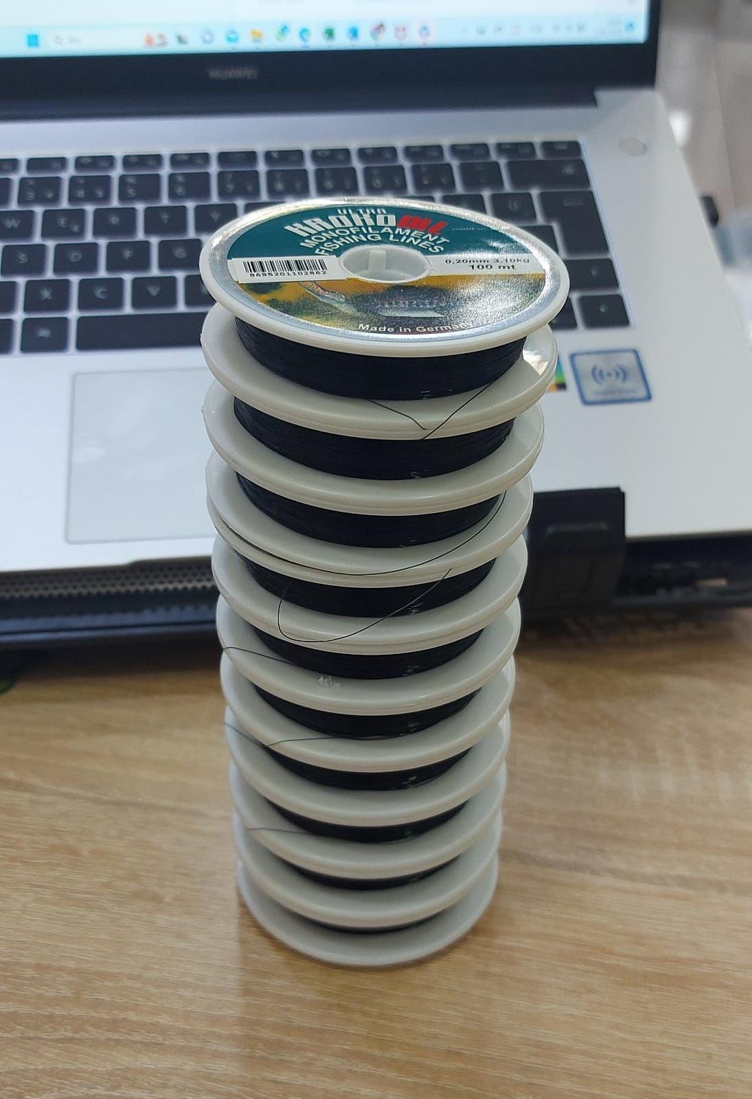 Krokodil Markalı 0.20 mm Siyah Misina İp (100 Metre)
