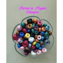 Lacivert Disket İp , Hem kum boncuk, hem miyuki için naylon ip