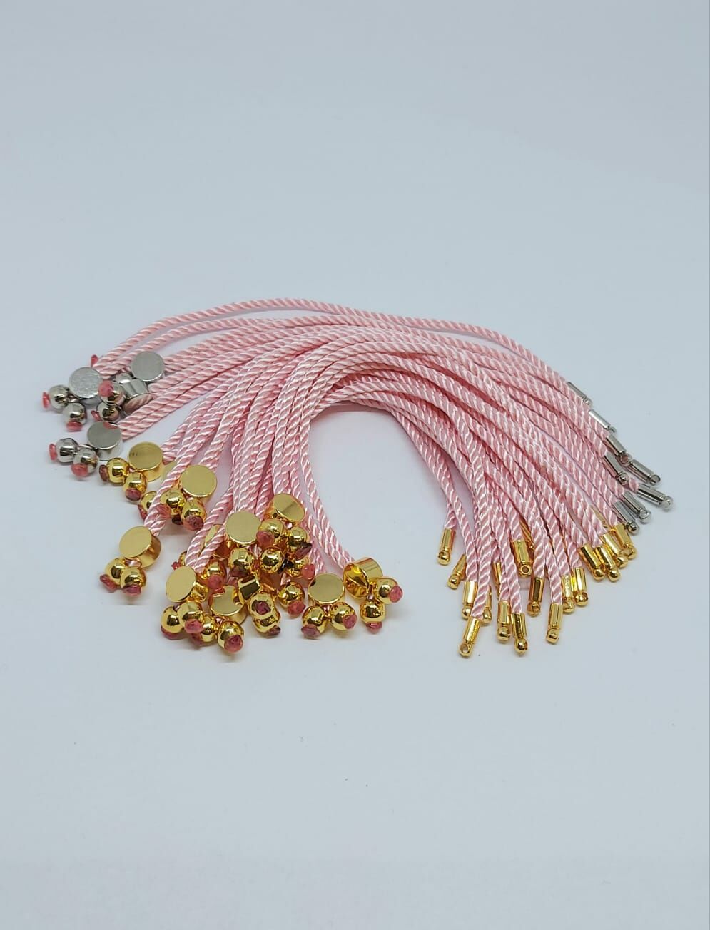 Açık Pembe Koton İp Kapama