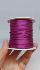 Fuşya Rengi Paraşüt İpleri, 1 mm , 100 metre, Türk Malı