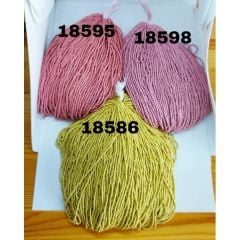 Preciosa 18586 Fırınlanmış Mat Sarı  ( 1 dizi , 12 dal )
