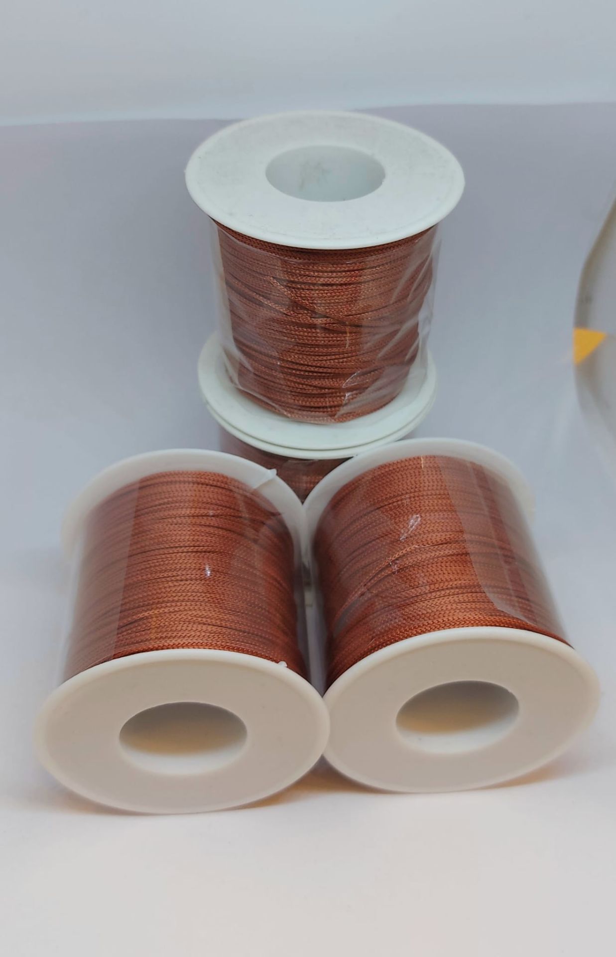 Kızıl Kahve Paraşüt İpleri, 1 mm , 100 metre, Türk Malı