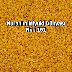 No: 151 Miyuki Delica 11/00 DB651| Balkabağı Turuncu 3 gram