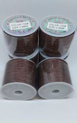 0,8 mm Kahverengi Paraşüt İpleri, 1 Metre
