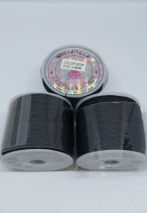 0,8 mm Siyah Paraşüt İpleri, 1 Metre