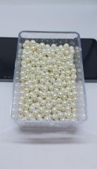 Cam İnciler , 6 mm , İnci Rengi  , 5 gram