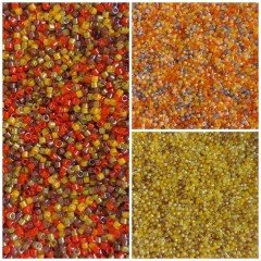 No: 230 Miyuki Delica 11/00 DB2063 | Karışık Turuncu Tonları 3 gram
