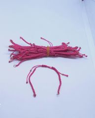 Çingene Pembe Makrome Bileklik Asansör Kapamalar