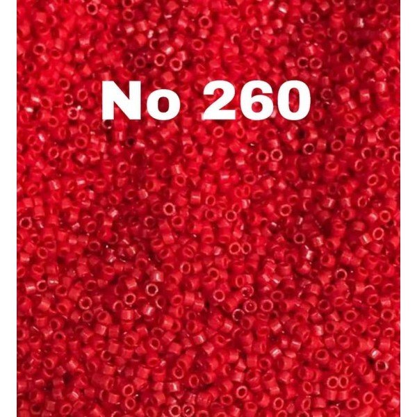 No: 260 Miyuki Delica 11/00 DB723 | Kırmızı 3 gram