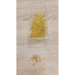 4 mm Altın Kaplama Halka , 1 gram