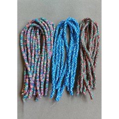 Mozaik Karışık Renkli Fimolar Kırmızı- Yeşil-Beyaz
