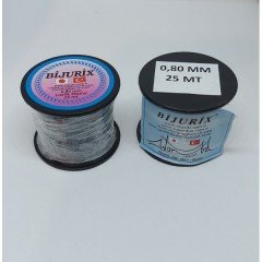 Bijuriks 0,80 mm Lastik Misina , 25 metre