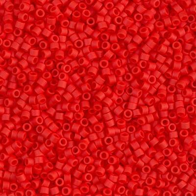 No: 163 Miyuki Delica 11/00 DB0757 | Mat Nar Çiçeği Kırmızısı 3 Gram