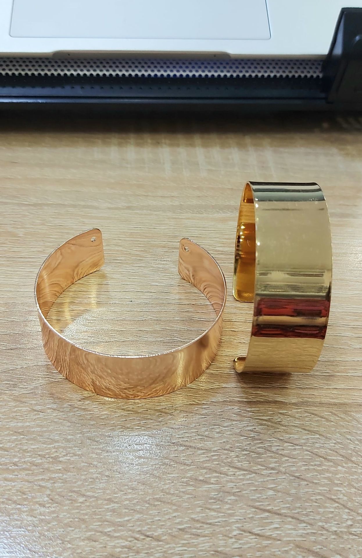 Düz Bilezik Kasaları ,  3 cm , Gümüş