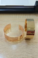 Düz Bilezik Kasaları ,  3 cm , Gümüş