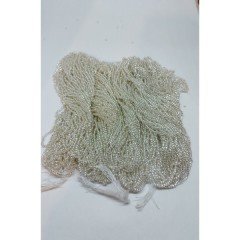 Kristalize Gümüş Yuvarlak Kesim Kum Boncuk
