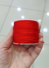 0,8 mm Kırmızı Paraşüt İpleri, 120 Metre
