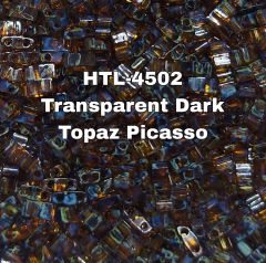 No:78 Janjanlı Transparan Koyu Kahve Picasso Yarım (Half) Tila (HTL-4502) 3 gram