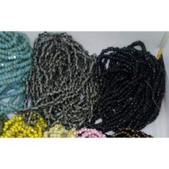 Matubo 6/0 , 4 mm , Fasetli 3 Kesim Cam Boncuklar