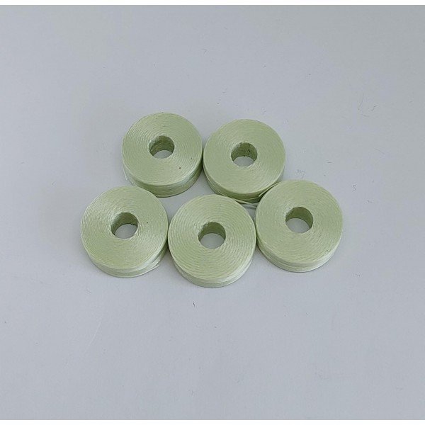 Mint Yeşili Disket İp, Hem kum boncuk, hem miyuki için naylon ip