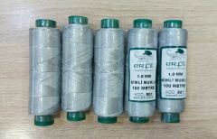 Gümüş Simli Mumlu İpler , 1 mm , 100 Metre