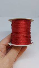 Şarap Rengi Paraşüt İpleri, 1 mm , 100 metre, Türk Malı