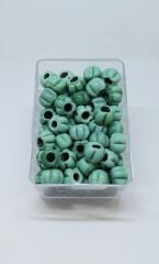 Mint Yeşili Makarna Boncuklar, Bodrum Boncukları