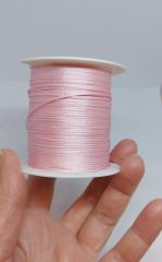 Açık Pembe Paraşüt İpleri, 1 mm , 100 Metre
