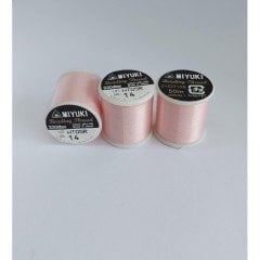No : 14 Açık Pembe Orjinal Miyuki İpleri  *** STOKTA YOK ***