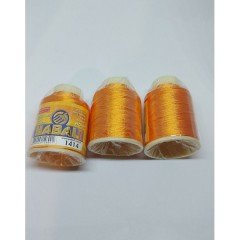 No : 1414 YABALI Turuncu Polyester Dikiş Dantel Nakış Polyester 20 gram(STOKTA YOK)