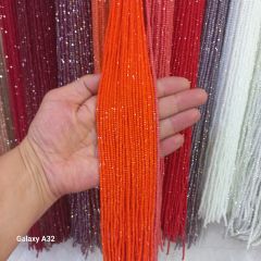 Opak Turuncu Kristaller, 2 mm