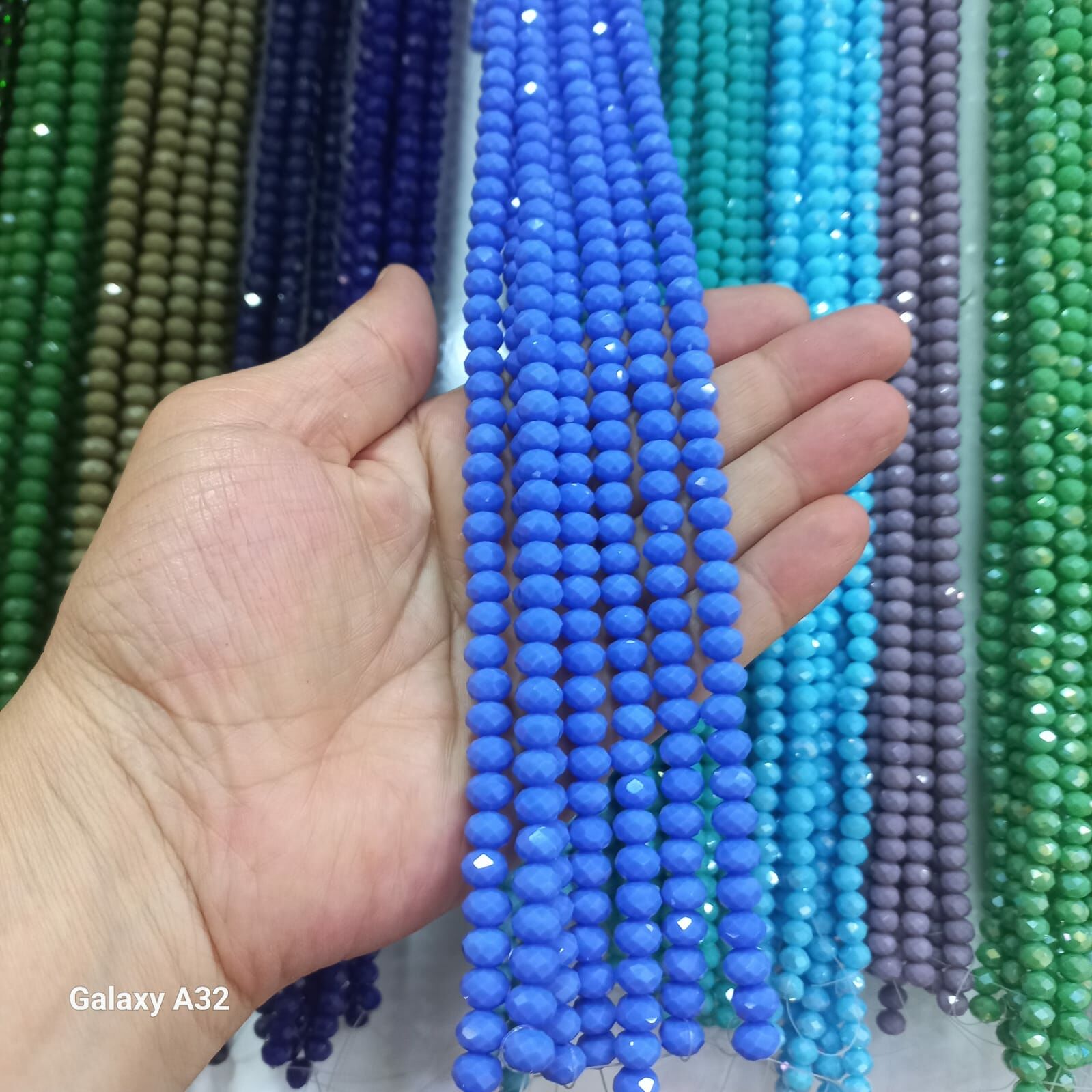8 mm Menekşe  Kristaller