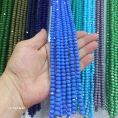 8 mm Menekşe  Kristaller