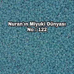 No: 122 Miyuki Delica 11/00 DB217 | Açık Sedefli Turkuaz 3 gram