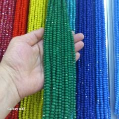 6 mm  Yaprak Yeşili Kristaller