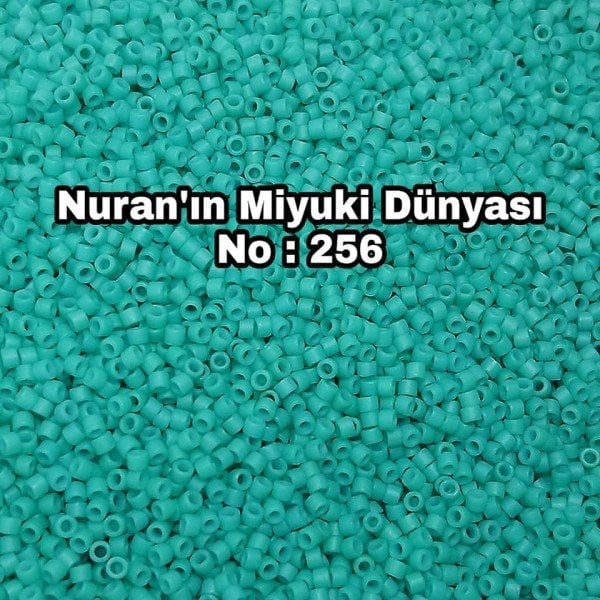 No: 256 Miyuki Delica 11/00 DB793 | Mat Turkuaz 3 gram