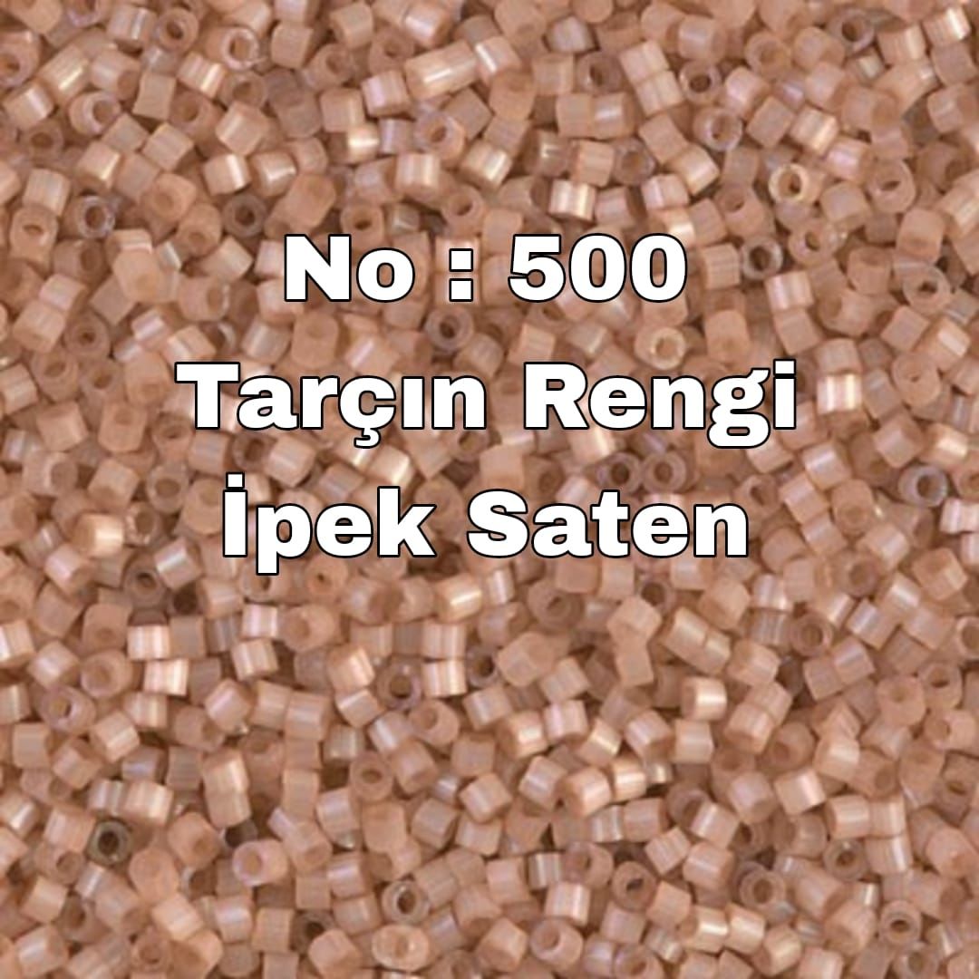 No: 500 Miyuki Delica 11/00 DB1803 | Tarçın rengi İpek Saten 3 Gram