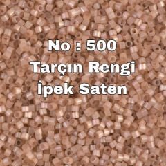 No: 500 Miyuki Delica 11/00 DB1803 | Tarçın rengi İpek Saten 3 Gram