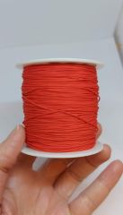 Mat Kırmızı Paraşüt İpleri, 0,8 mm , 1 Metre