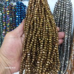 6 mm Bronz  Kristaller